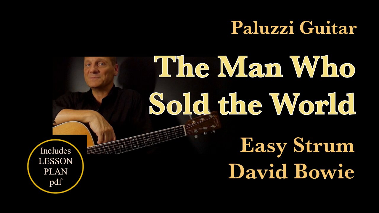 David Bowie The Man Who Sold the World Acoustic Guitar Lesson