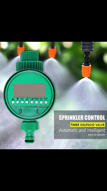 Smart Timer Valve Automatic Electronic Garden Watering Timer Watering Control Device