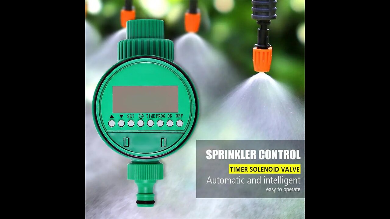 Smart Timer Valve Automatic Electronic Garden Watering Timer Watering Control Device