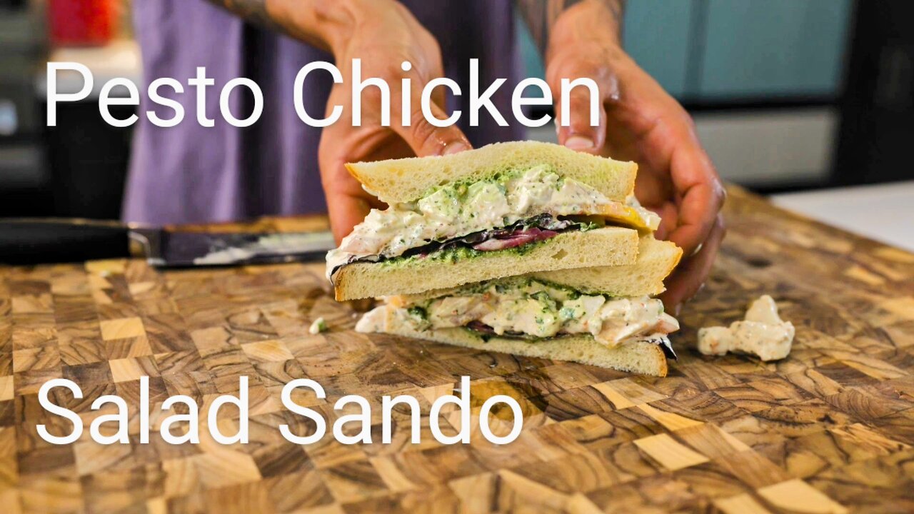 An Upgraded Chicken Salad Sando