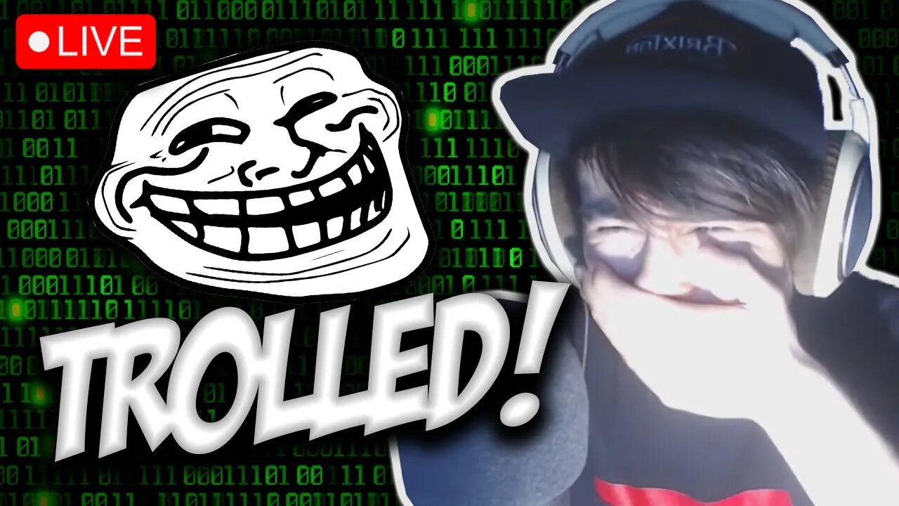 LEAFYISHERE GETS TROLLED BY HACKED LIVE