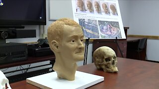 PHOTOS: Stark County officials unveil forensic reconstruction of unidentified man found in rural area in 2020