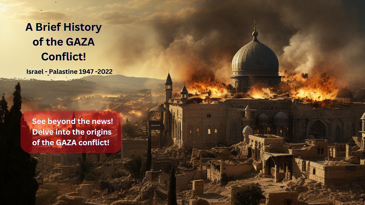 A brief History of the Gaza Conflict from 1947 to early 2022. Israel - Palastine