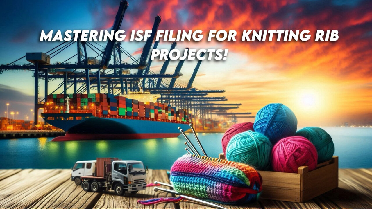 Unraveling the Process: Filing an ISF for Knitting Rib Materials