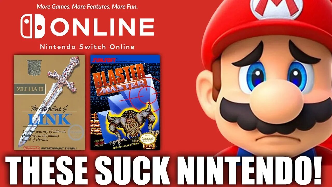 People Are Annoyed At The Paltry Nintendo Switch Online Game Offerings