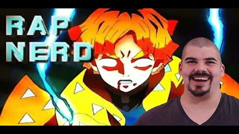 React Rap do Zenitsu Kimetsu no Yaiba VELOZ COMO UM RAIO⚡ Nerd na voz - Melhor do mundo