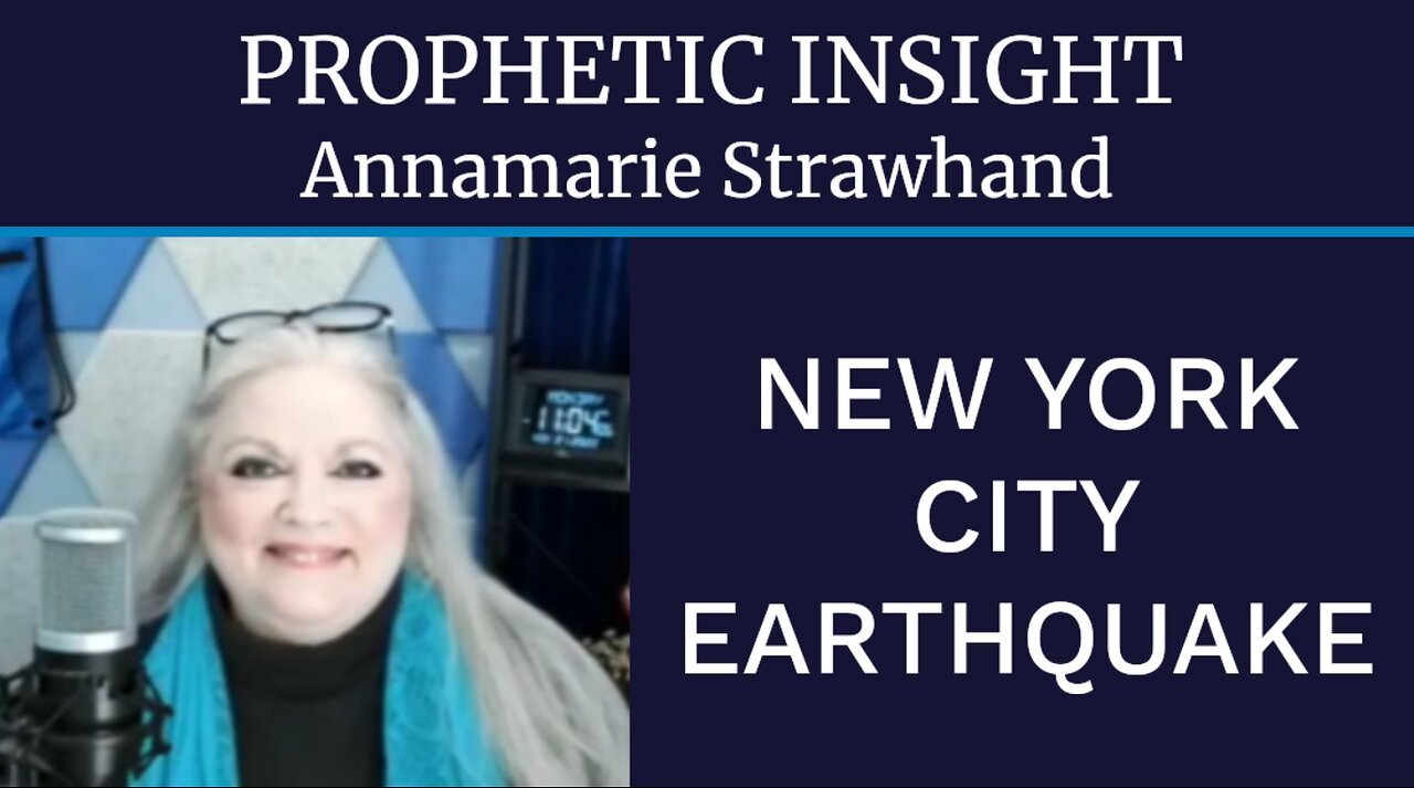 Prophetic Insight: New York City Earthquake