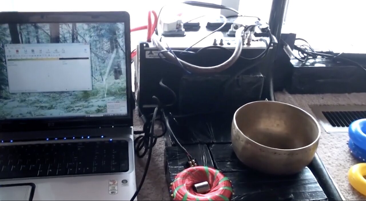 Setting Up a Rodin Coil and Playing Frequencies Underwater