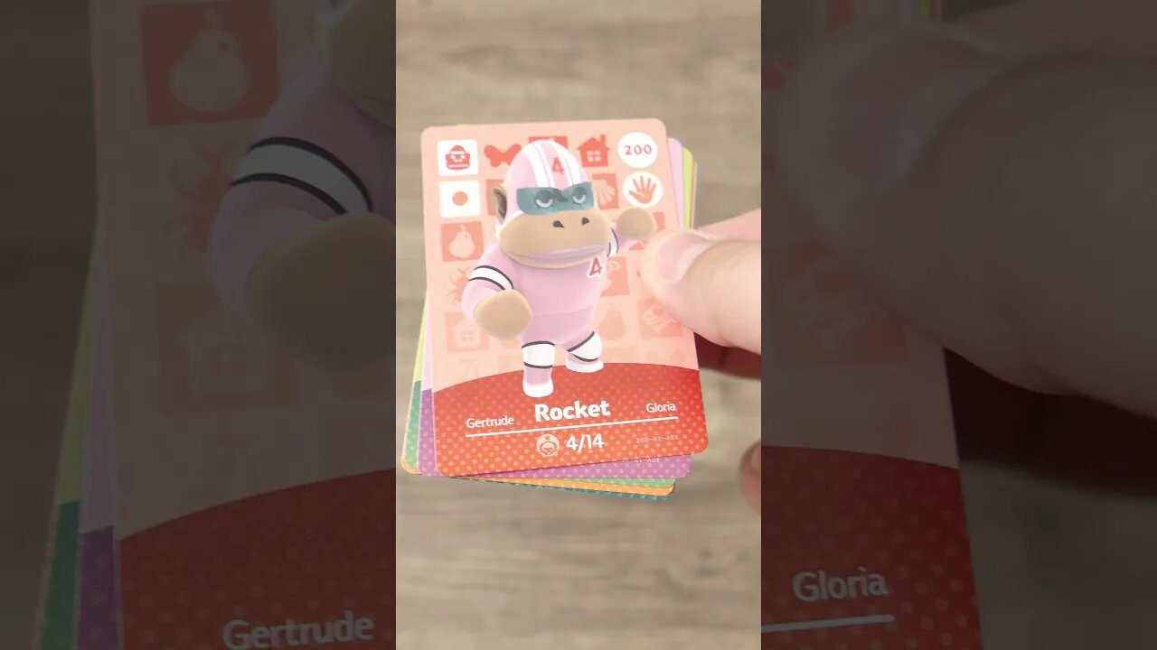 Animal Crossing Amiibo Cards Unboxed! Part 6 #SHORTS