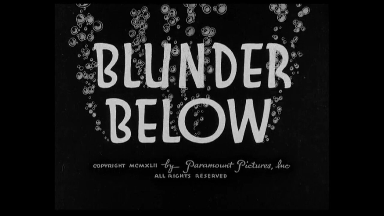 Popeye The Sailor - Blunder Below (1942)