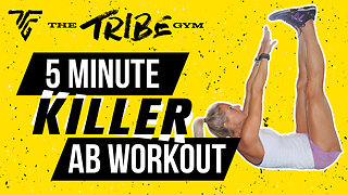 5 Minute HIIT Workout - Episode 8: Five Minute Killer AB Workout - No Equipment