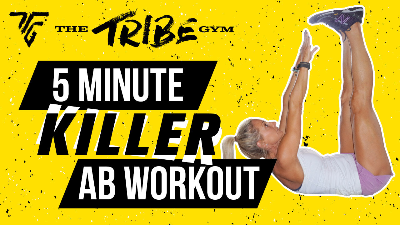 5 Minute HIIT Workout - Episode 8: Five Minute Killer AB Workout - No Equipment