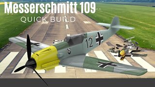 Airfix Quickbuild Messerschmitt 109 Airplane Model Kit - Watch This Really Cool Model Get Assembled