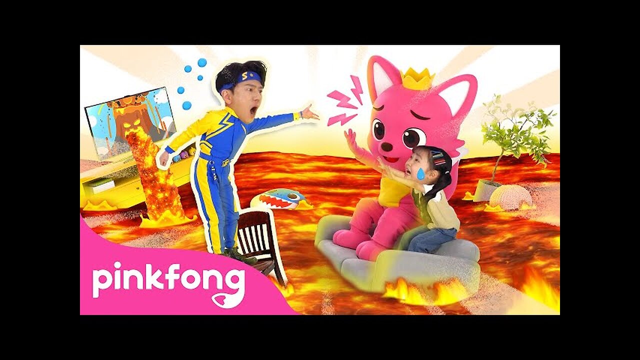 The Floor Is Lava with Sammy | Super Solver Sammy | Pinkfong Baby Shark Kids Song