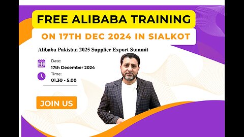 Learn to Grow Your Business with Alibaba – Cantt View Marquee, Sialkot Event! 🌟