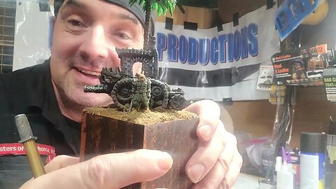 28mm Goblin Scrap Tank miniature model diorama build 5 finale