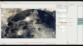 Let's take a closer look at Menelaus Crater with HitFilm Express Editor