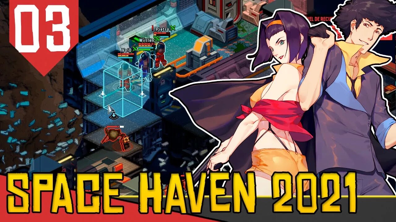 SUFOCO! Sucateando por COMBUSTIVEL - Space Haven #03 [Gameplay Português PT-BR]