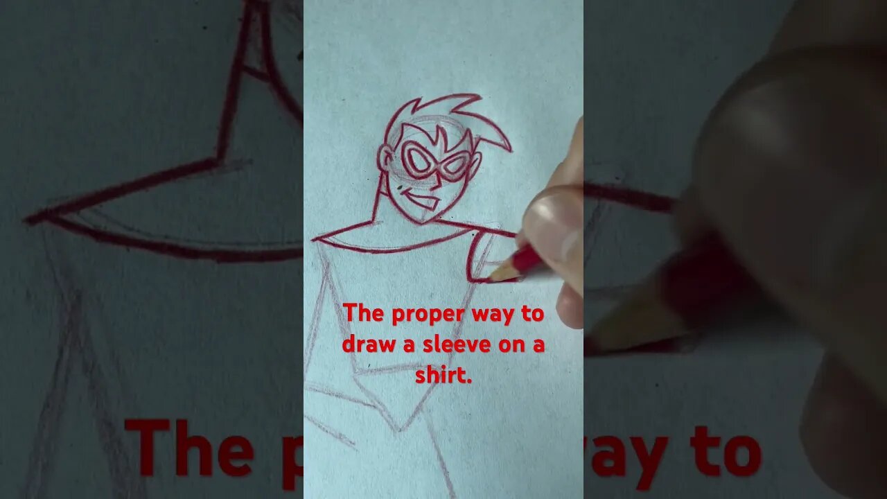 How to Draw Sleeves on a Shirt