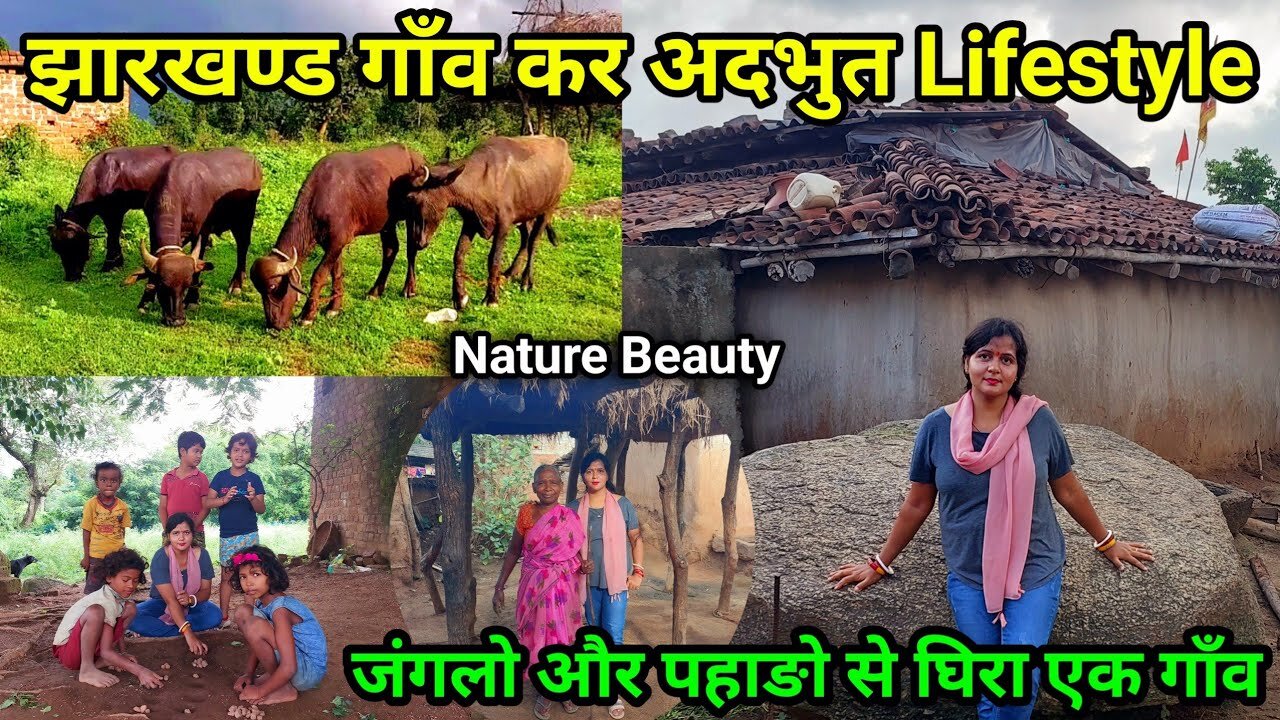 झारखण्ड गाँव कर अदभुत lifestyle |जंगलो और पहाङो से घिरा एक गाँव |