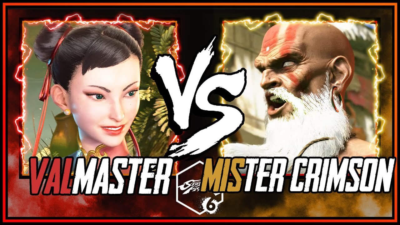 SF6 VALMASTER | CHUN LI VS MISTER CRIMSON | DHALSIM 4K ACTION