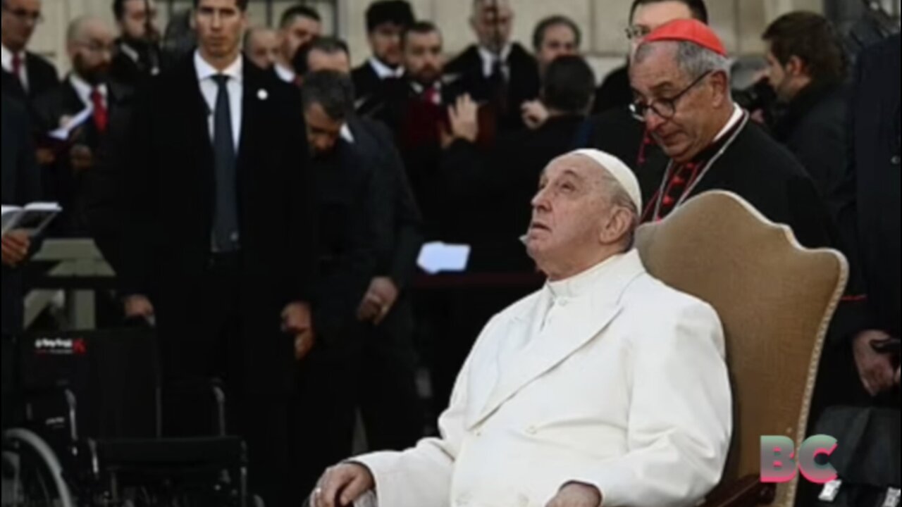 Pope warns he has seen 'omens of even greater destruction and desolation' for mankind