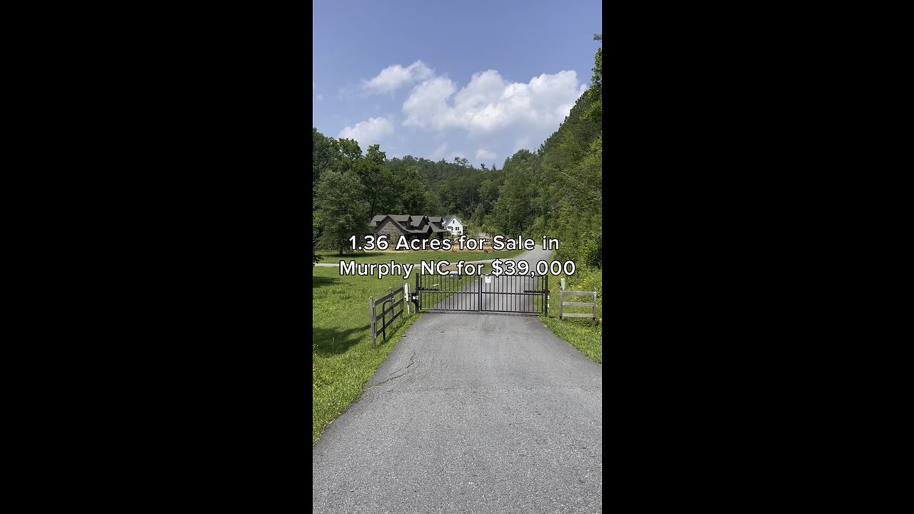 1.36 Acres for Sale in Murphy, NC