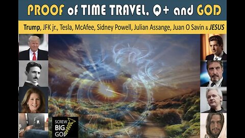 Special Documentary Presentation Today! Proof of Time Travel, Q+ God with Lewis Herms
