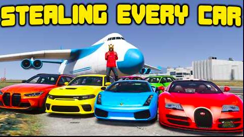 STEALING EVERY CAR IN GTA 5 RP