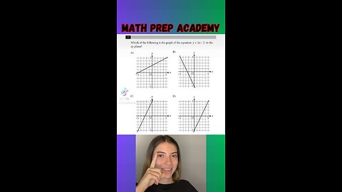 Question of the Day! What is the CORRECT GRAPH?! #sat #satreview #math