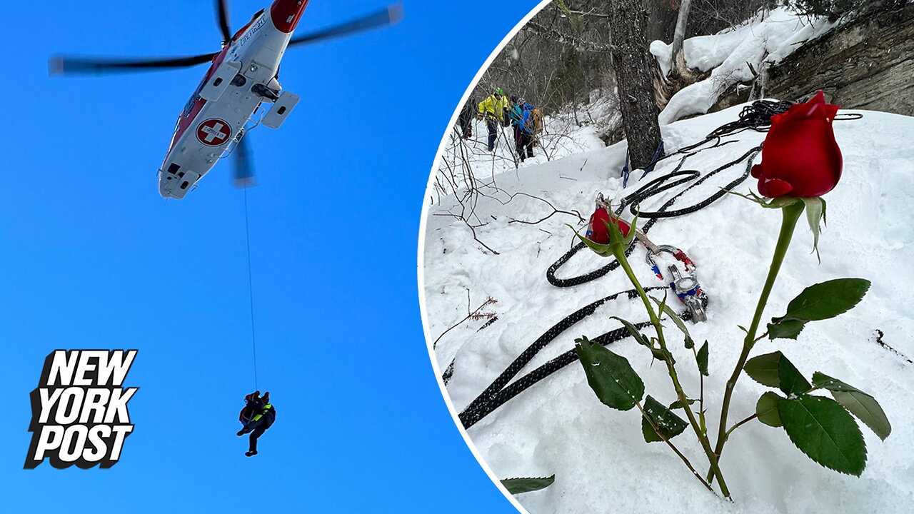 Woman dies saving another climber after huge Utah ice column split