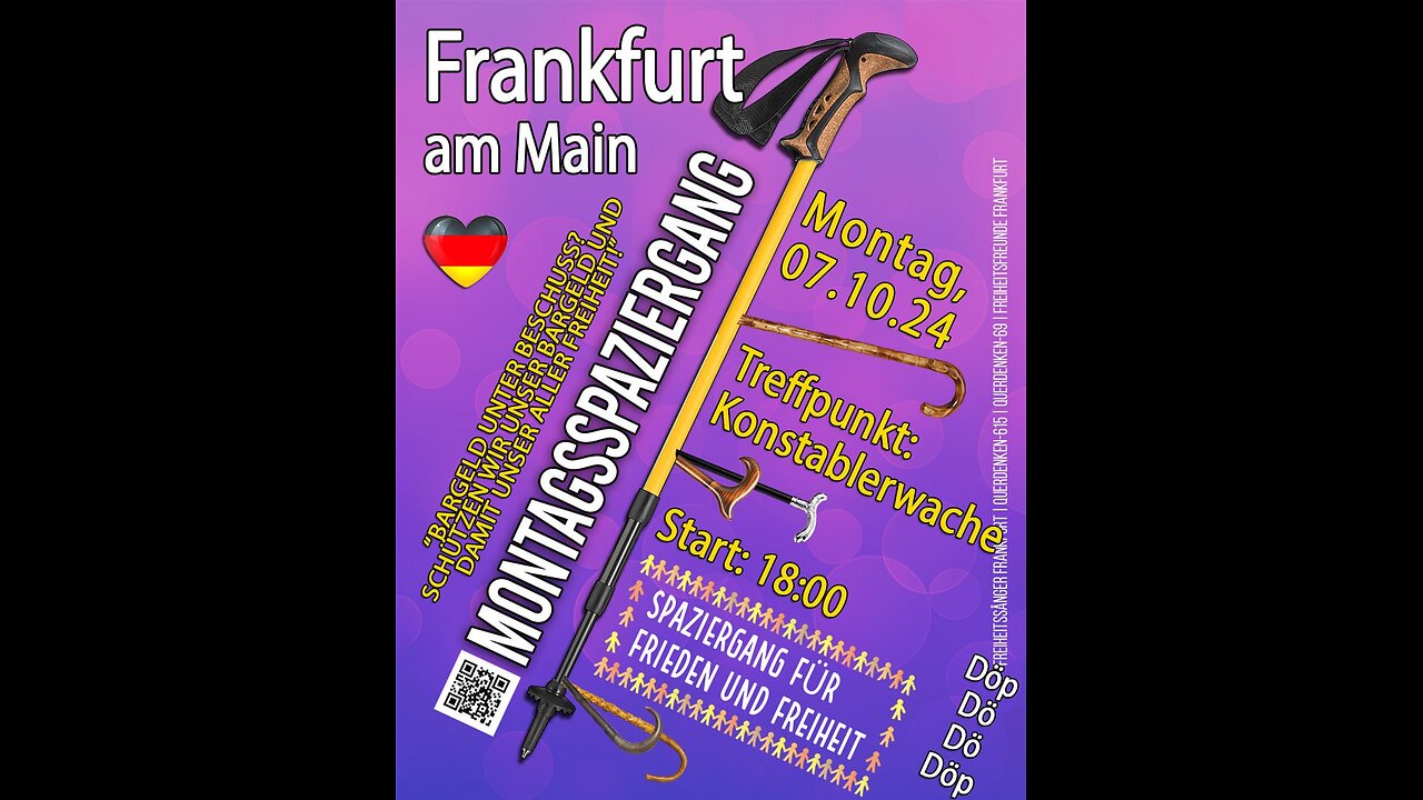 Montagsspaziergang FRANKFURT fürs BARGELD