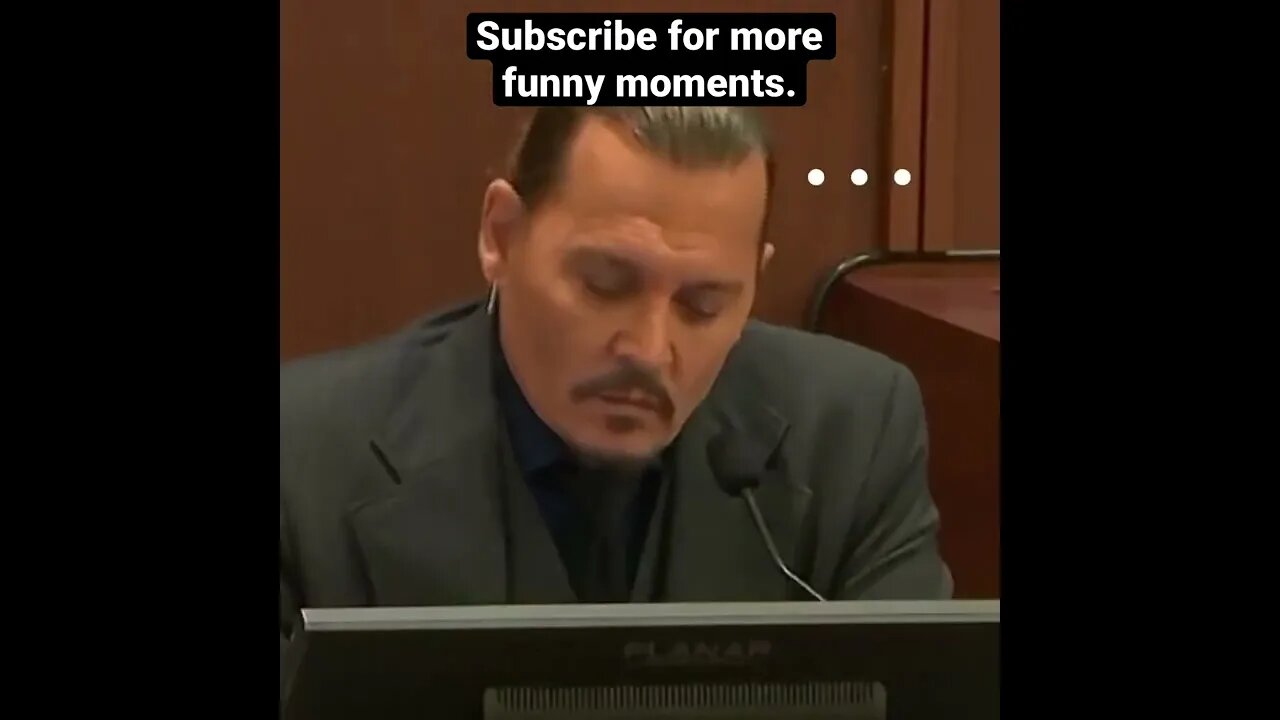 Funny moments from Johnny depp trial #shorts