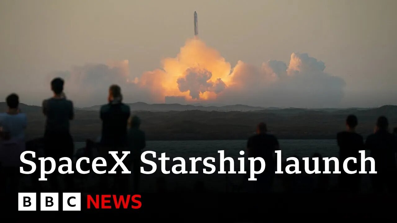 SpaceX loses contact with Starship rocket eight minutes after second launch - BBC News