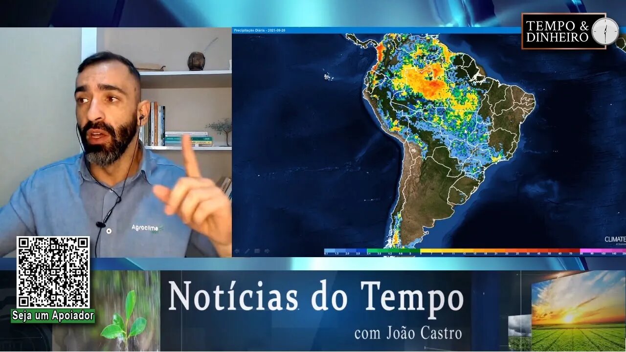 Chuvas se espalham pelo Brasil Central nesse final de semana. Depois, será a vez do Sudeste