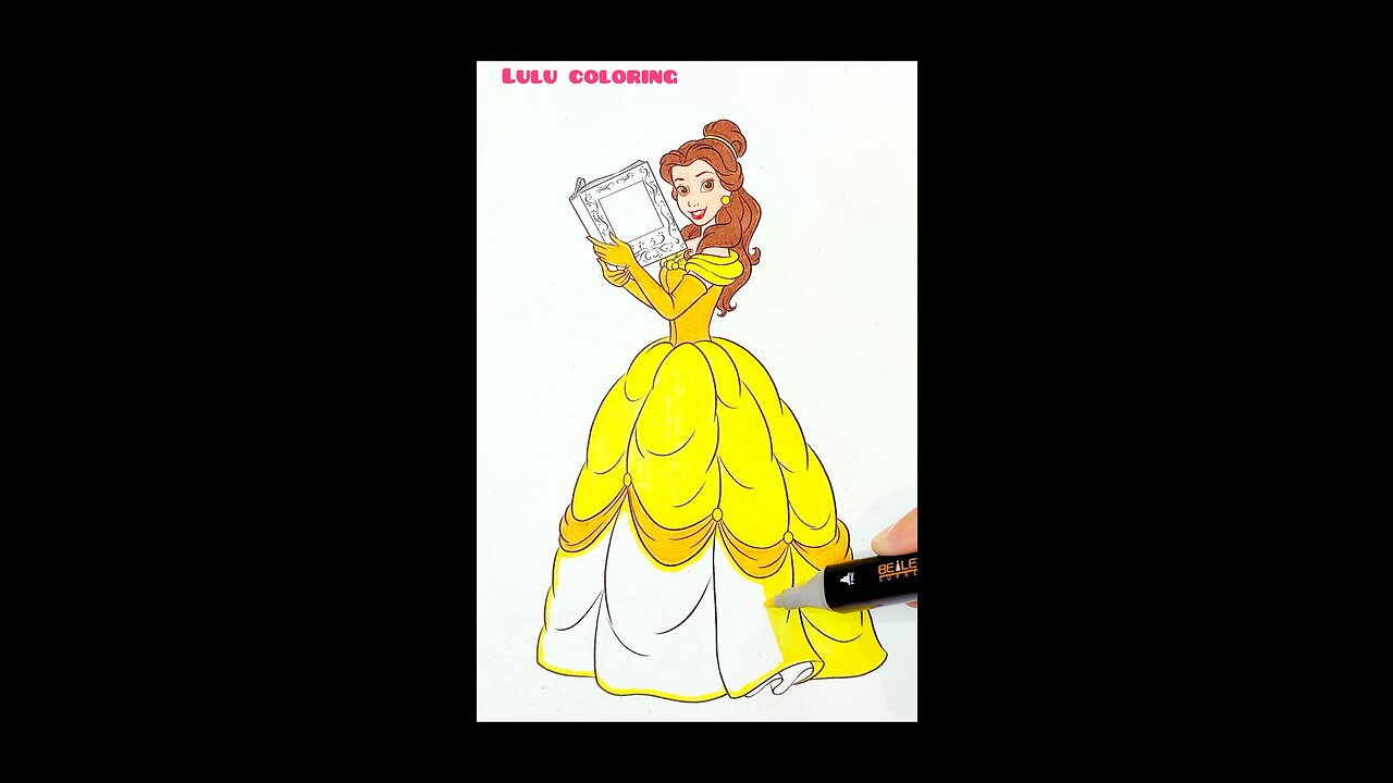 Disney princess Belle/ coloring book