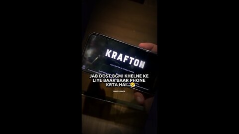my friend calling me on play bgmi😂😂😂😂