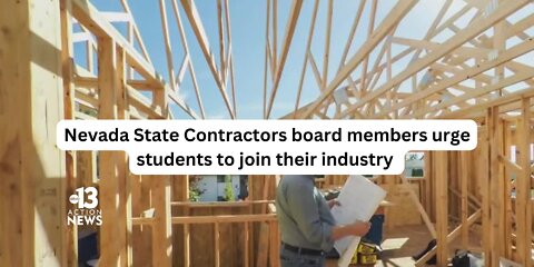 Nevada State Contractors board members urge students to join their industry