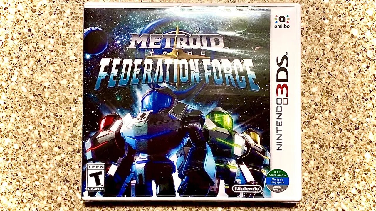 Metroid Prime: Federation Force - NINTENDO 3DS - AMBIENT UNBOXING