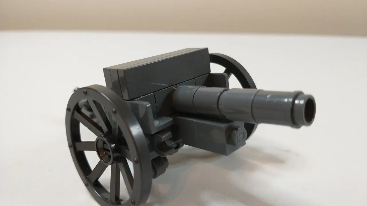 how to make a 7.7 cm FK 96 n.A. cannon ww1 German lego