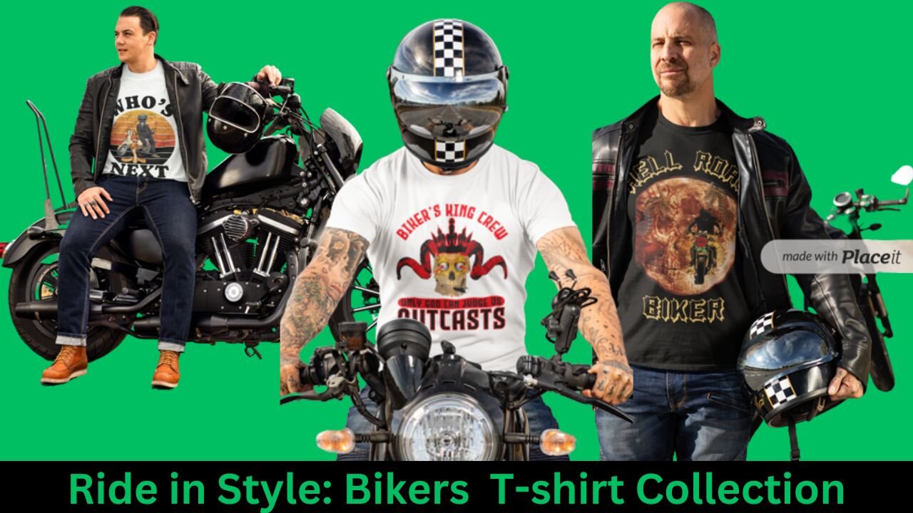 BIKERS T-SHIRT COLLECTION RIDE IN STYLE REDBUBBLE SHOP BY AL21EX