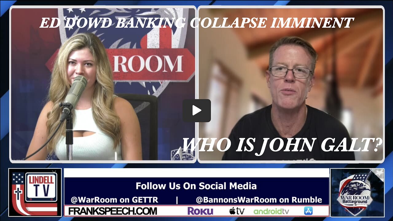 Steve Bannon WAR ROOM W/ Ed Dowd: FED is 40% of Money Market. MAJOR BANK COLLAPSE IMMINENT