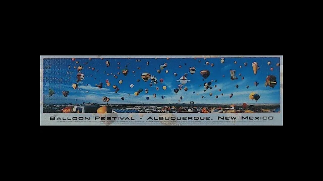 Albuquerque Hot Air Balloon Fiesta Jigsaw Puzzle Time Lapse