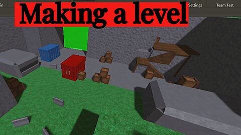 Making a level design In Roblox Studio