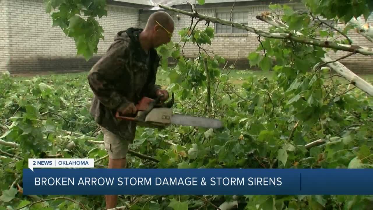 Broken Arrow residents clean up after EF-1 tornado