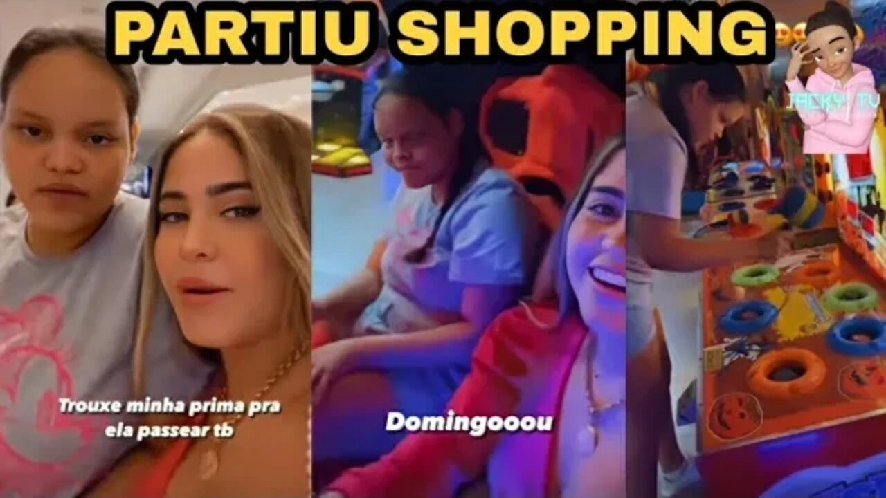 RAISSA OLIVEIRA LEVA SUA PRIMA PRA PASSEAR NO SHOPPING E BRINCAR EM VÁRIOS BRINQUEDOS!!!