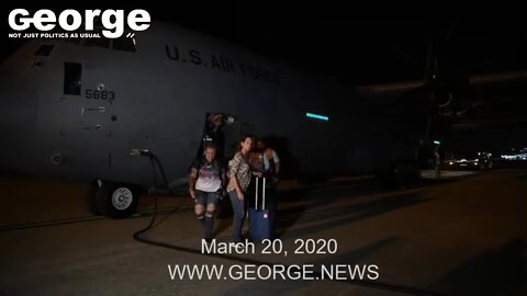 Air Force C-17 Globemaster III, RESCUES Stranded U.S. Citizens from Honduras, March 20, 2020