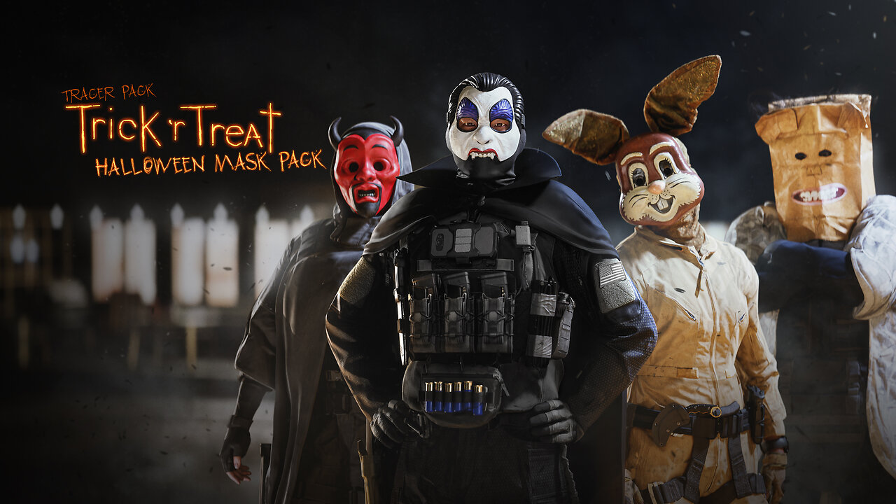TRACER PACK TRICK ‘R TREAT – HALLOWEEN MASK PACK Full Showcase