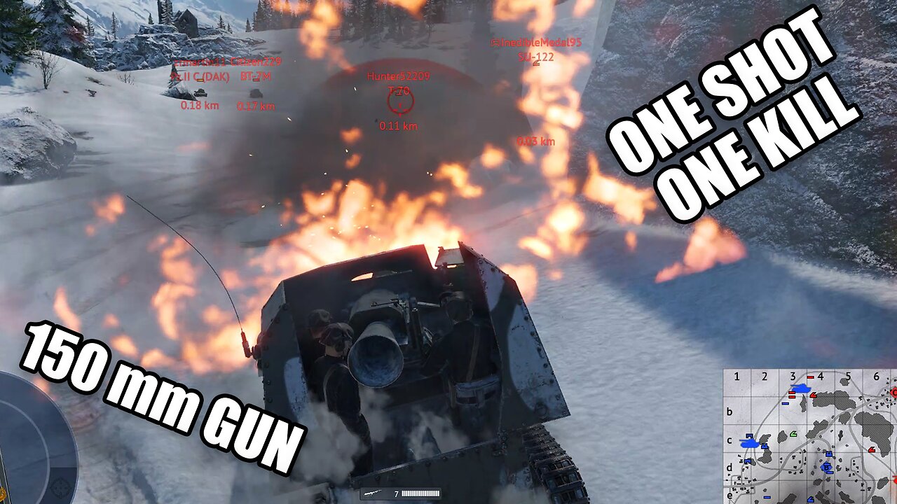 150 mm " MONSTER GUN " - STORMPJAS fm/43-44 - WAR THUNDER / ONE SHOT_ONE KILL