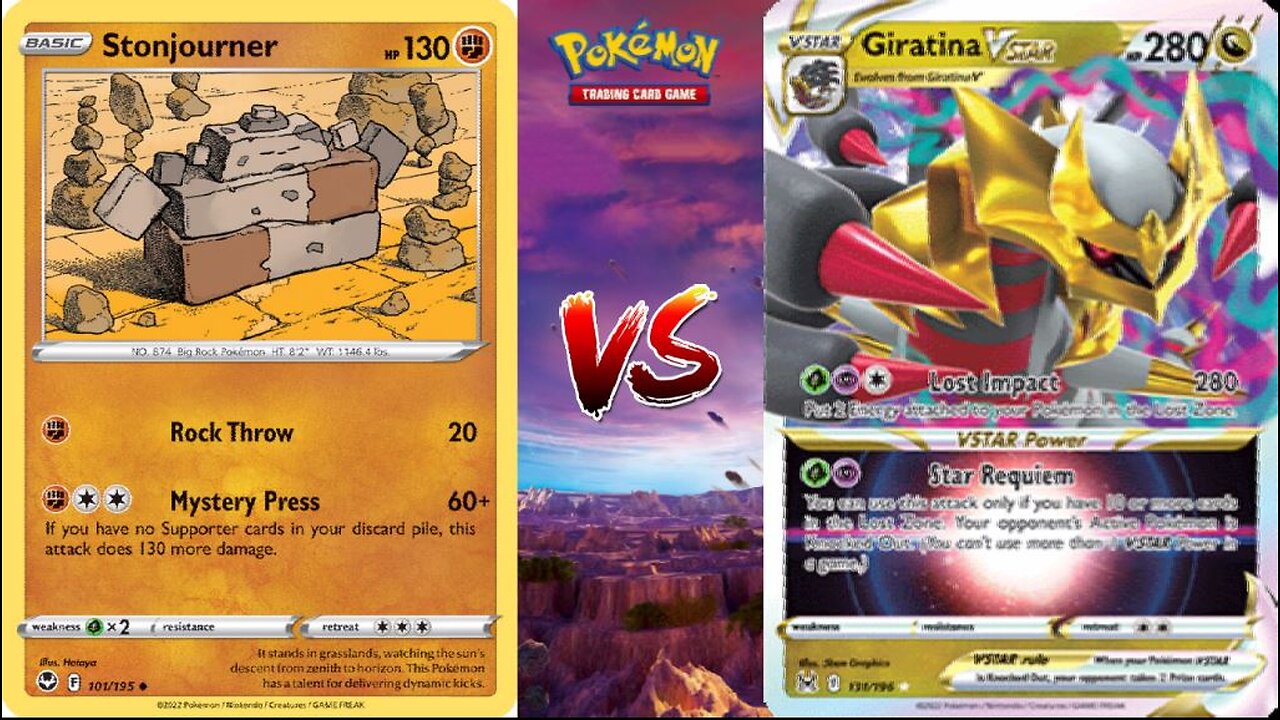 Pokemon TCG Online Stonjourner Claydol VS Giratina VSTAR Cramorant!!